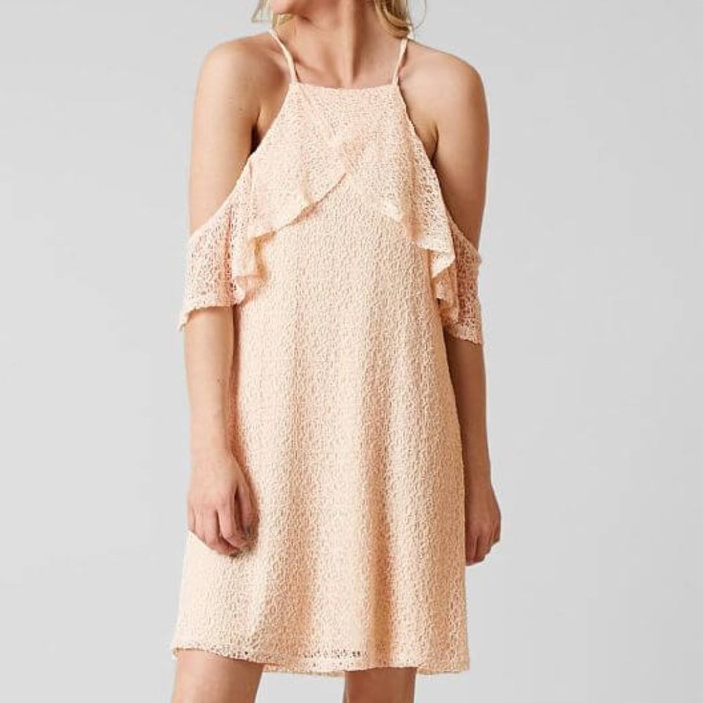 Paper Crane Cold Shoulder Dress